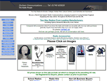 Tablet Screenshot of durhamcommunications.co.uk